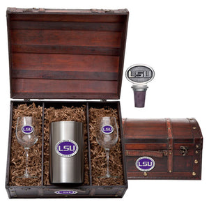 Louisiana State University Wine Chest Set