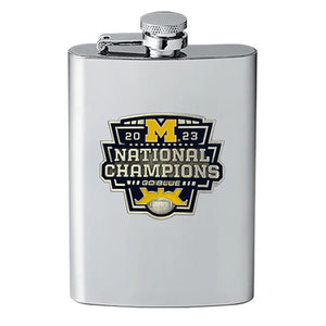 2023 Michigan Football Championship Flask - Heritage Metalworks, Inc.