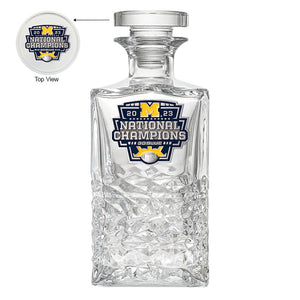 2023 Michigan Football Championship Heritage Decanter - Heritage Metalworks, Inc.
