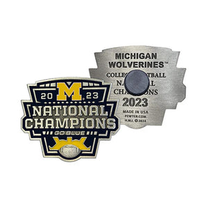 2023 Michigan Football Championship Magnet - Heritage Metalworks, Inc.