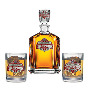 2024 - 25 Ohio State Football Championship Capitol Decanter with 2 Glasses - Heritage Metalworks, Inc.