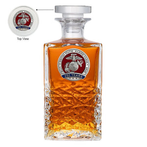 250th Anniversary Marine Corps Heritage Decanter - Heritage Metalworks, Inc.