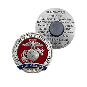 250th Anniversary Marine Corps Magnet - Heritage Metalworks, Inc.