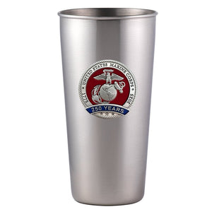 250th Anniversary Marine Corps Stainless Steel Cordial - Heritage Metalworks, Inc.