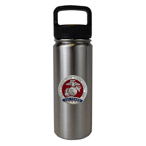250th Anniversary Marine Corps Water Bottle - Heritage Metalworks, Inc.