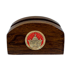 Trump & Vance  Inauguration 2025 Desert Ironwood Business Card Holder - Limited Edition