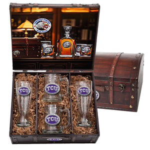 Texas Christian University Beer Chest Set