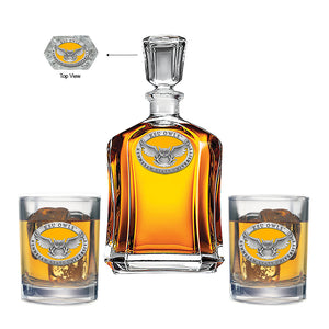 Kennesaw State University Capitol Decanter with 2 Glasses
