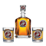 250th Anniversary Marine Corps Capitol Decanter with 2 Glasses