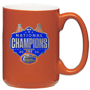 2025 Univ. of Florida Basketball Champ Coffee Mug - Heritage Metalworks, Inc.
