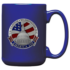 America's 250th Anniversary Capitol Dome Coffee Mug - Heritage Metalworks, Inc.