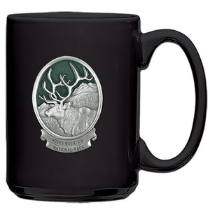 Elk Rocky Mountain National Park Coffee Mug - Heritage Metalworks, Inc.