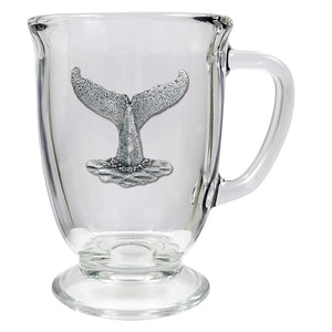Whale Tail Clear Coffee Mug