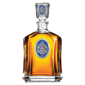 United States Naval Academy Crest Capitol Decanter