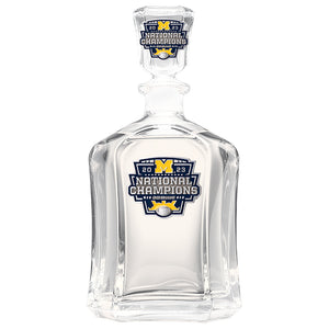 2023 Michigan Football Championship Capitol Decanter