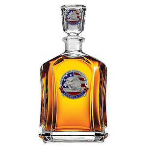 America's 250th Anniversary Eagle Head with Flag Capitol Decanter - Heritage Metalworks, Inc.