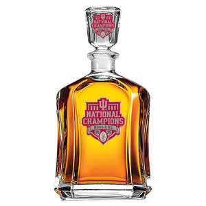 2025 - 26 Indiana National Champ Capitol Decanter - Heritage Metalworks, Inc.