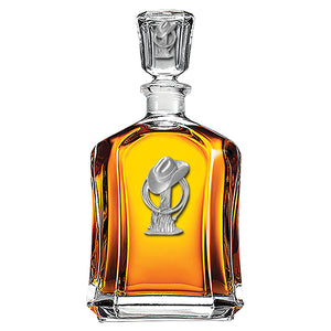 Cowboy Hat Capitol Decanter