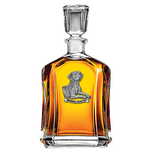 German Shorthaired Pointer Capitol Decanter