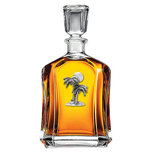Palm Tree Capitol Decanter