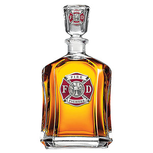 Fire Fighter Capitol Decanter