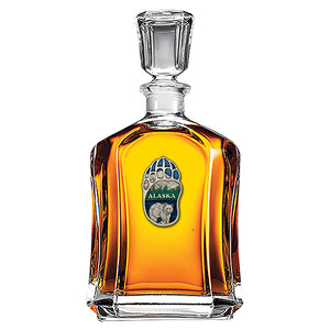 Bear Paw Alaska Capitol Decanter
