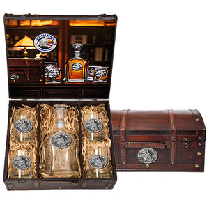 Train Capitol Decanter Chest Set