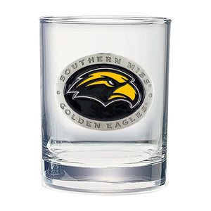 University of Southern Mississippi Double Old Fashioned Glass, 13.5 oz - Heritage Metalworks, Inc.