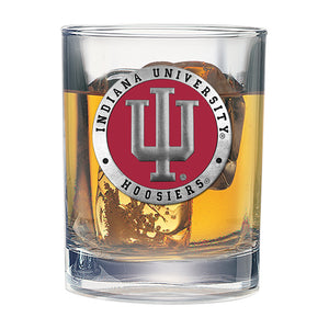 Indiana University Double Old Fashioned Glass
