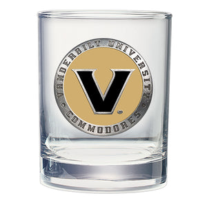Vanderbilt University Double Old Fashioned Glass