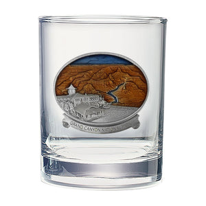 El Tovar Grand Canyon National Park Double Old Fashioned Glass - Heritage Metalworks, Inc.