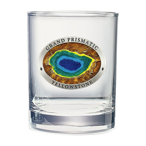 Grand Prismatic Yellowstone Double Old Fashioned Glass - Heritage Metalworks, Inc.