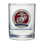 250th Anniversary Marine Corps Double Old Fashioned Glass