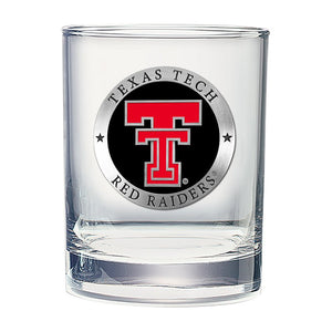 Texas Tech University 2 Double Old Fashioned Glass - Heritage Metalworks, Inc.