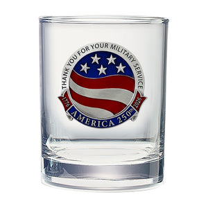 America's 250th Anniversary TYFYMS Double Old Fashioned Glass