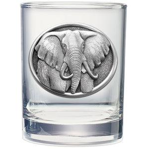 Elephant Double Old Fashioned Glass