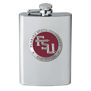 Florida State University FSU Logo Flask