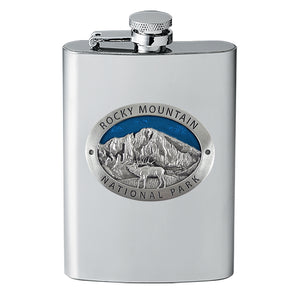 Rocky Mountain National Park w/ Elk Flask