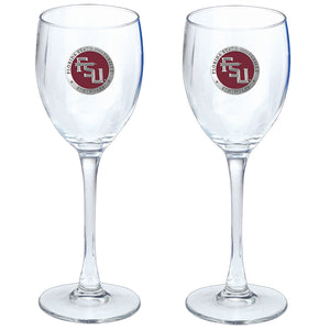 Florida State University FSU Logo Goblets (SET OF 2)