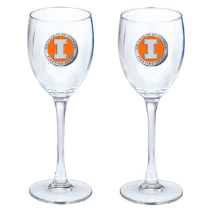 University of Illinois Goblets (Set Of 2)
