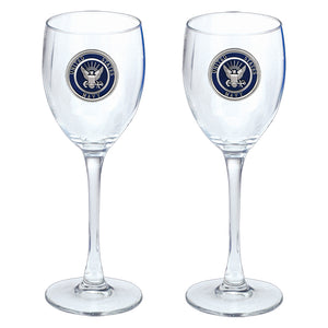 Navy Goblets (Set of 2)