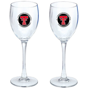 Texas Tech University 2 Goblets (Set Of 2) - Heritage Metalworks, Inc.