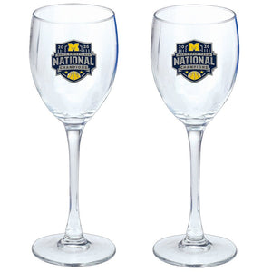 2026 Michigan Basketball Championship Goblet (Set of 2) - Heritage Metalworks, Inc.