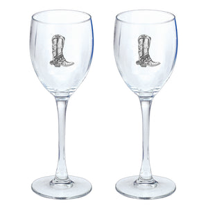 Cowboy Boot Goblets (Set of 2)