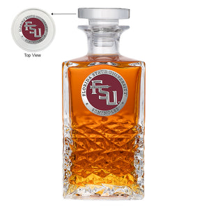 Florida State University FSU Logo Heritage Decanter