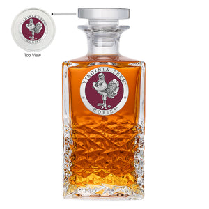 Virginia Tech University Hokies Heritage Decanter