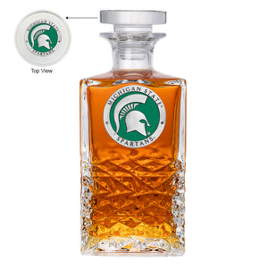 Michigan State University Heritage Decanter