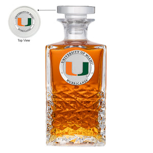 University of Miami Heritage Decanter