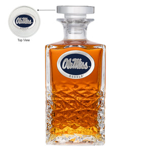 University of Mississippi "Ole Miss" Logo Heritage Decanter