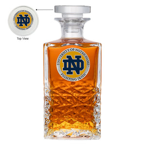 University of Notre Dame Heritage Decanter